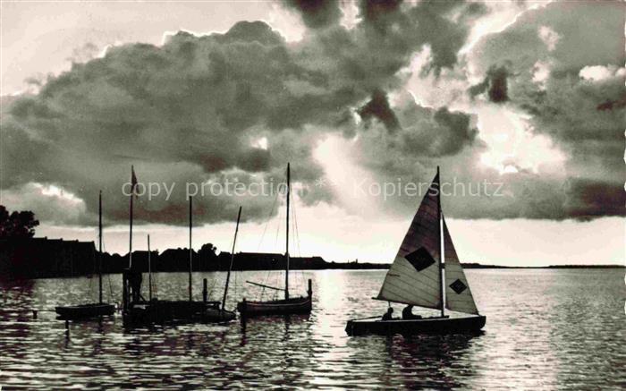 Heiligenhafen Ostseebad Abend am Binnensee