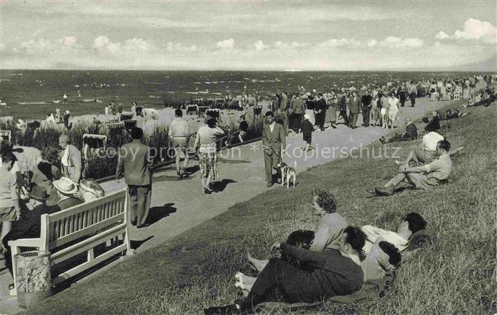 Duhnen Cuxhaven Nordseebad Niedersachsen Strand Promenade
