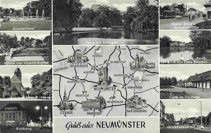 NEUMueNSTER  Schleswig-Holstein Klosterinsel Vicelin Kirche Anschar Kirche Kuhbe