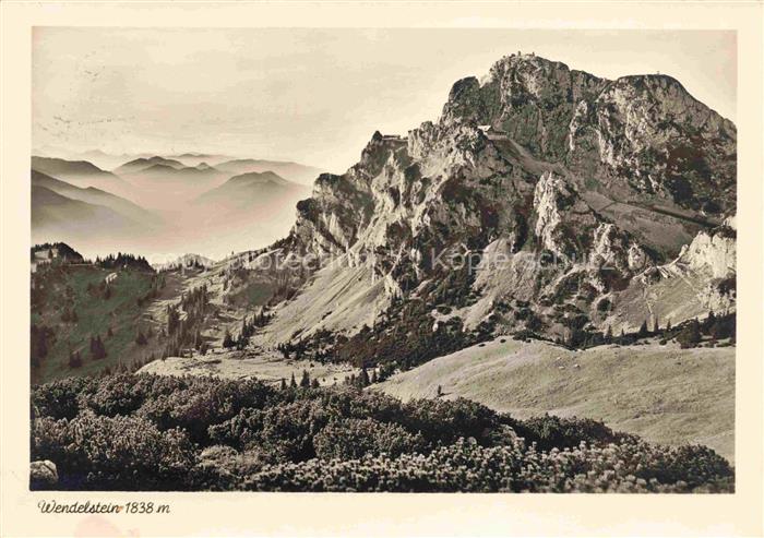 Wendelstein 1839m Bayrischzell Bayern Panorama