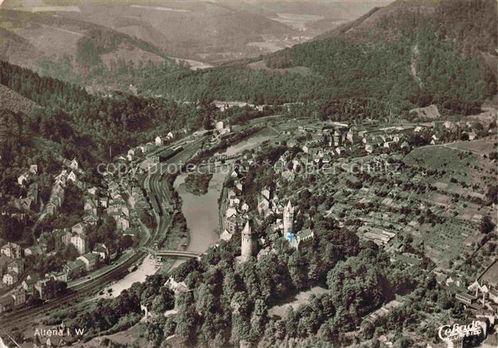 Altena Lenne Fliegeraufnahme