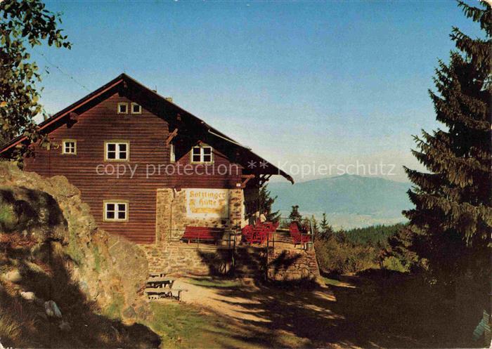 Koetztingerhuette 1050m Koetzting Bayern Ansicht