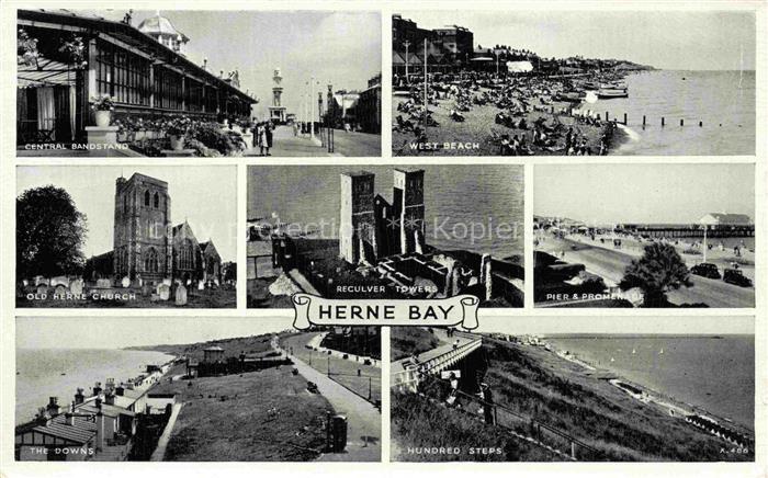 Herne Bay Canterbury UK Silversque The Downs Central Bandstand