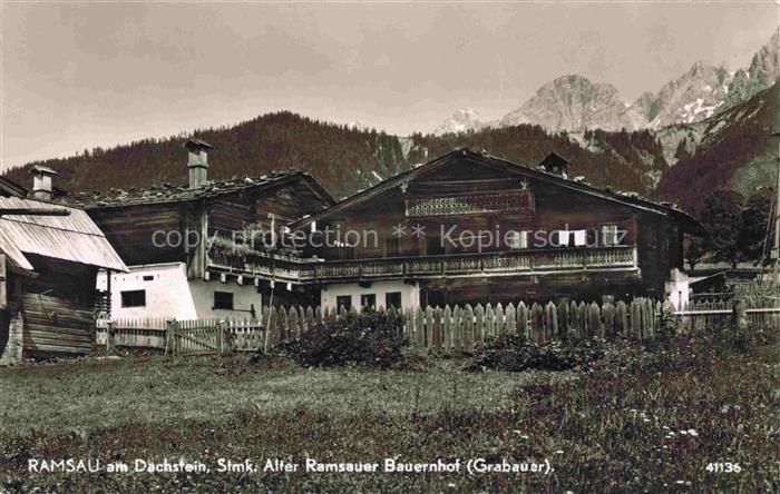 RAMSAU  Dachstein Steiermark AT Stml Alter Ramsauer Bauernhof Grabauer