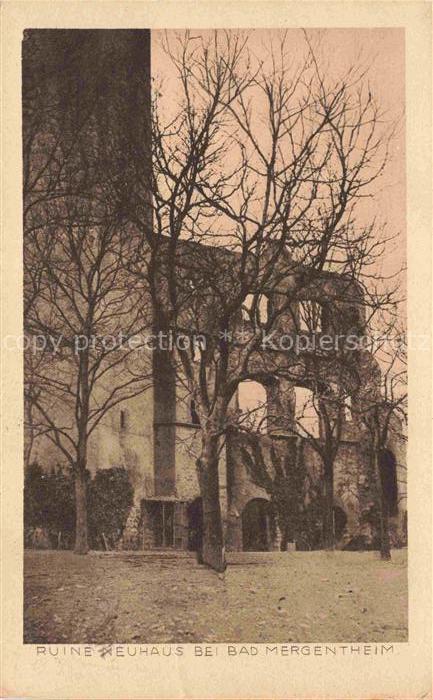 Mergentheim BAD MERGENTHEIM BW Ruine Neuhaus