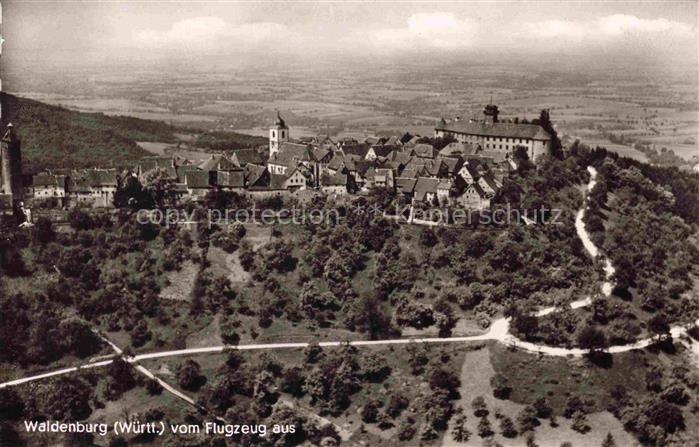 Waldenburg Hohenlohekreis BW Vom Flugzeug aus
