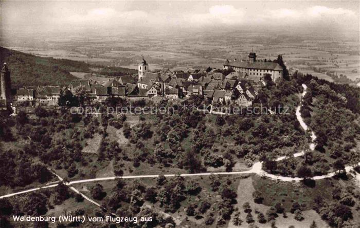 Waldenburg Hohenlohekreis BW Vom Flugzeug aus