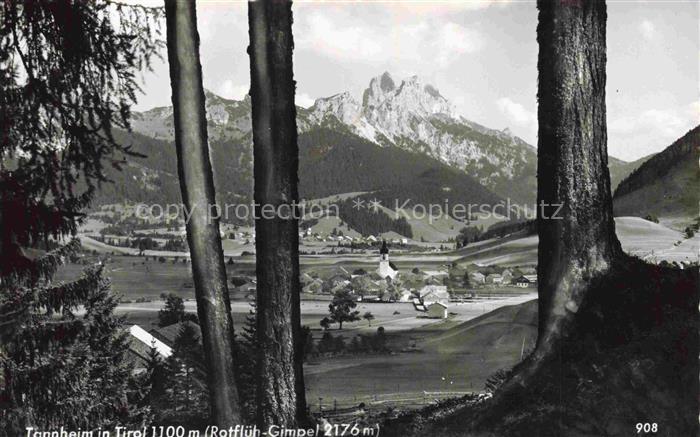Tannheim 1097m Tirol AT Rotflueh Gimpel