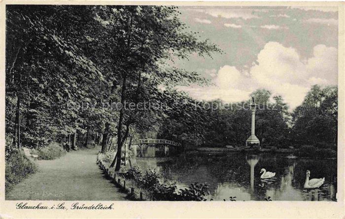 Glauchau Sachsen Gruendelteich