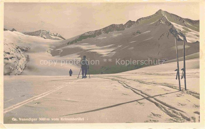 Gr Venediger Grossvenediger 3660m Hohe Tauern AT Vom Krimmlertoerl