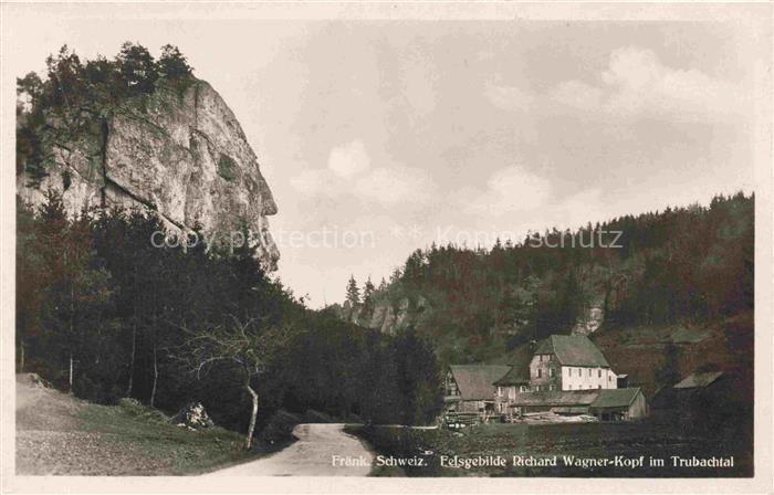 Trubachtal Egloffstein Forchheim Bayern Fraenk. Schweiz Felsgebilde Richard Wagn