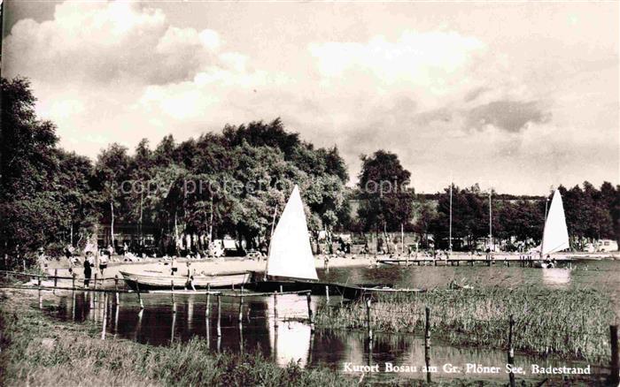 Bosau Ostholstein Schleswig-Holstein am Gr. Ploener See Badestrand