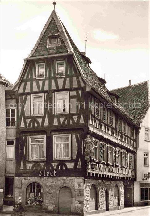 Bensheim Bergstrasse Hessen Fachwerkhaus am Markt