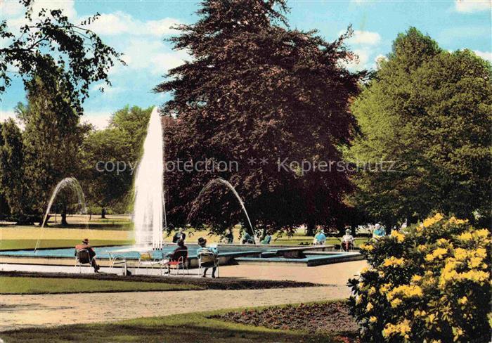 LueNEBURG  CITY Im Kurpark Wasserspiele