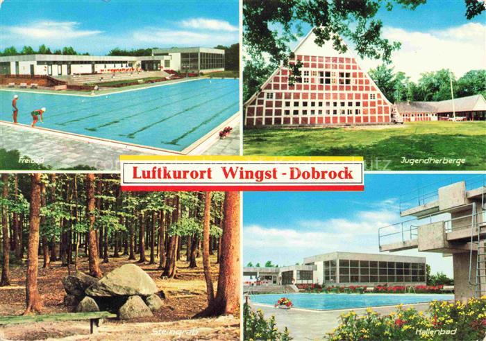 Wingst Cuxhaven Niedersachsen Dobrock Hallenbad Steingrab