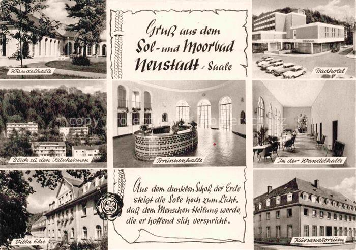 Neustadt Saale Bad Neustadt Bayern Sol und Moorbad Hotel Bruennenhalle