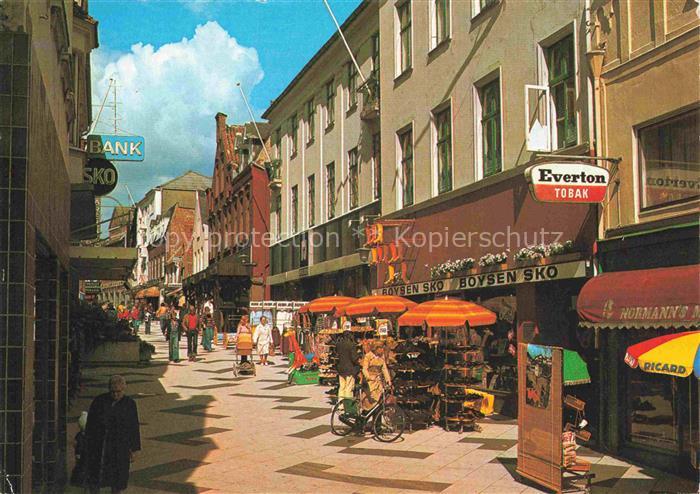 Apenrade Aabenraa DK Partie von der Fussgaengerstrasse