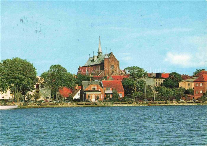 Haderslev Hadersleben DK Der Teich und der Dom