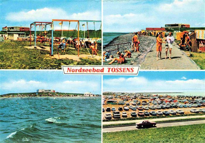 Tossens Nordseebad Butjadingen Niedersachsen Strand Spielplatz
