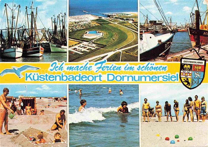 Dornumersiel Dornum Aurich Niedersachsen Strand Segelboote