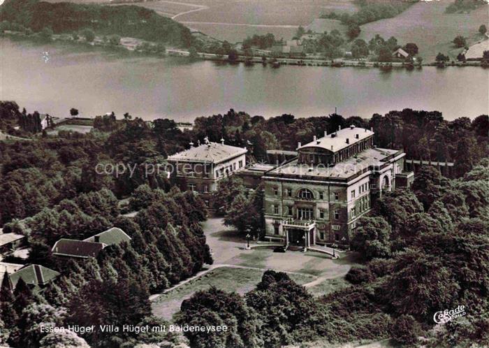 Huegel Ruhr Essen Villa mit Baldeneysee