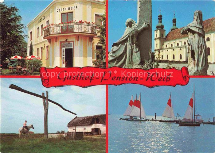 Frauenkirchen Burgenland AT Gasthof Pension Weiss Artner Segelboot