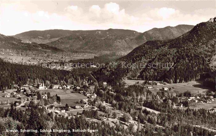 Scharling Kreuth Miesbach Bayern Kreuther Tal Schloss Ringberg Rottach Egern Pan