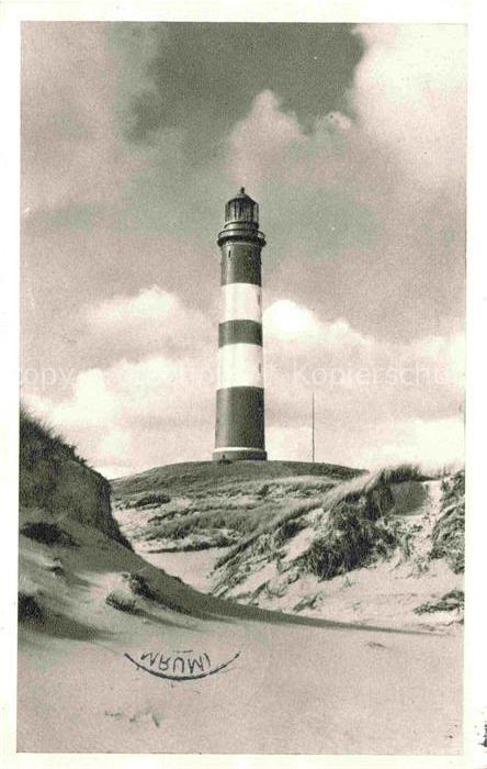 AMRUM Insel Nebel Nordfriesland Leuchtturm