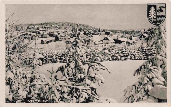 Oberhof  Thueringen Winterpanorama