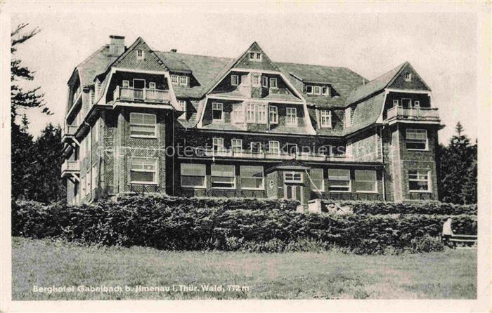 Ilmenau  Thueringen Berghof Gabelbach