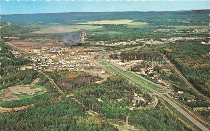 Chetwynd British Columbia Canada Fliegeraufnahme