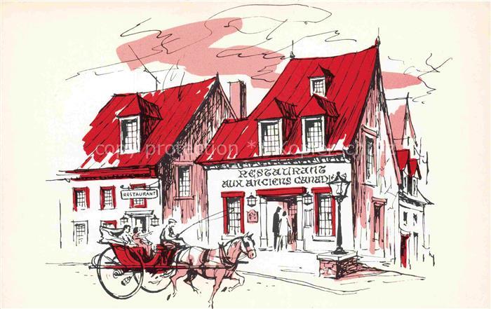 QUEBEC-City Canada Aux Anciens Canadiens Restaurant