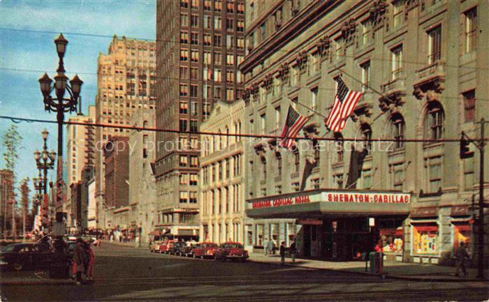 DETROIT  Michigan USA The Sheraton Cadillac Hotel Washington Boulevard