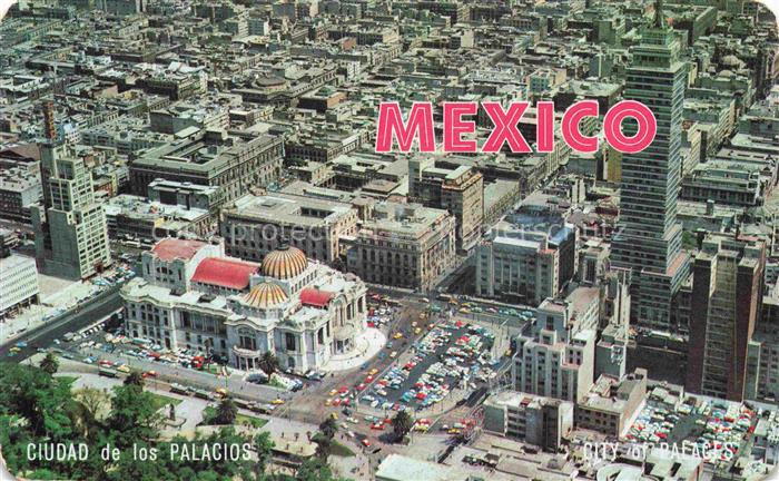 Ciudad de Mexico City D.F. Mexico Palacios Fliegeraufnahme