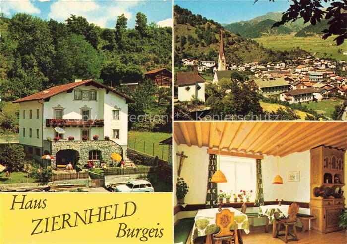 Burgeis Vinschgau Mals Suedtirol IT Haus Ziernheld Gaststube Panorama