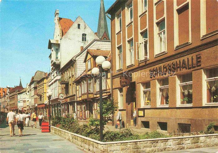 SCHWERIN  Mecklenburg Hermann Matern Strasse Schlosshalle