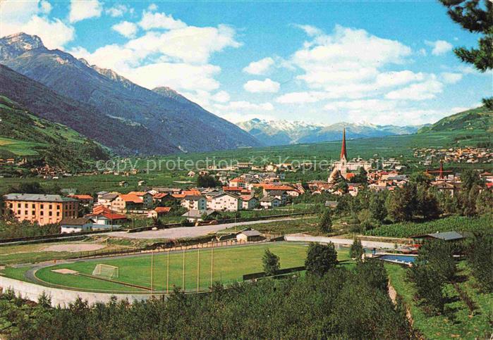Silandro Schlanders Bolzano IT Panorama Sportplatz