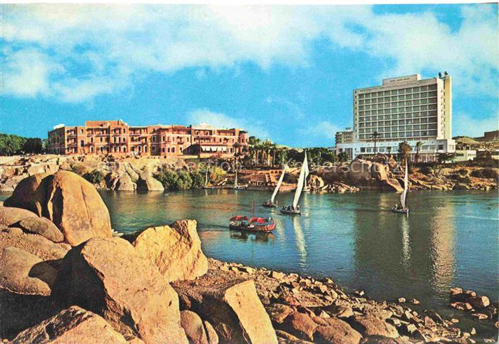 Asswan Assuan Aswan Egypt The Old and New Cataract Hotel