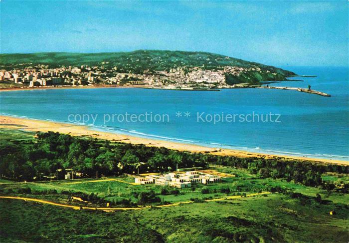 TANGER Tangier Tangiers Maroc Vielle et port Vue aerienne