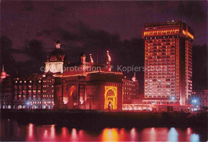MUMBAI Bombay India Hotel Taj Intercontinental by night