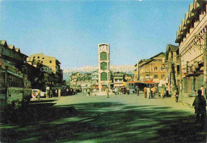 Srinagar Kashmir India City Shopping Centre Lal Chowk