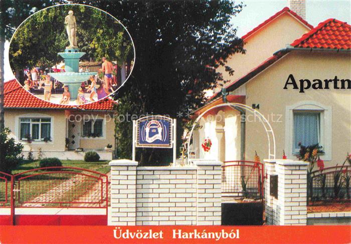 Harkany Bad Harkanyfuerdo HU Brunnen Apartmenthaus