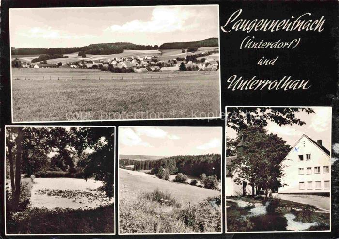 Langenneufnach AUGSBURG Bayern und Unterrothan Panorama Gasthaus