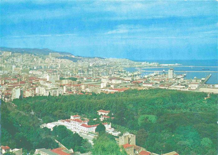 ALGER  Algerie Vue generale aerienn Jardin d'Essai