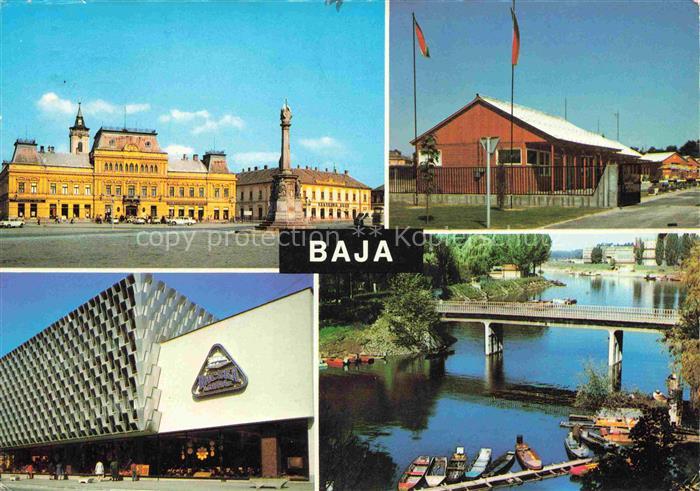 Baja Bacs-Kiskun HU Schloss Kaufhaus Bruecke