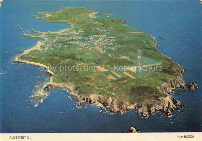 Alderney Bournemouth and Poole UK Fliegeraufnahme