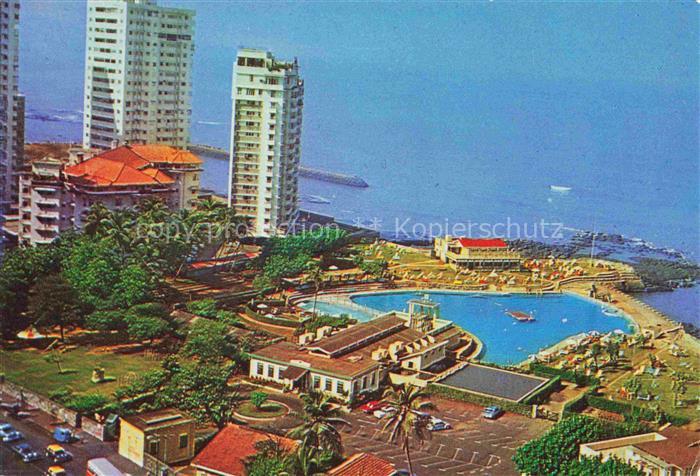 Bombay MUMBAI Maharashtra India Beach Candy Swimming Pool Fliegeraufnahme