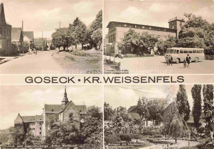 Goseck Burgenlandkreis Sachsen-Anhalt Dorfstrasse Bergschloesschen Jugendherberg