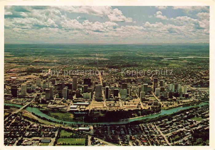 Calgary Alberta Canada Fliegeraufnahme