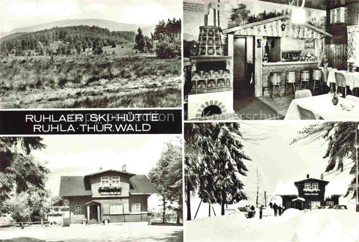 Ruhla Ruhlaer Skihuette Gaststube Bar Winteridylle